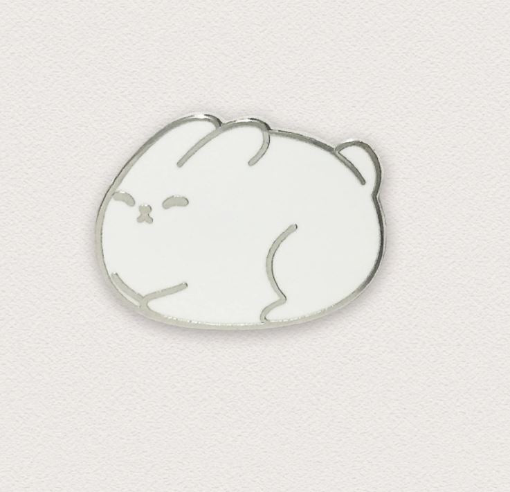 Sleepy Bunny Pin