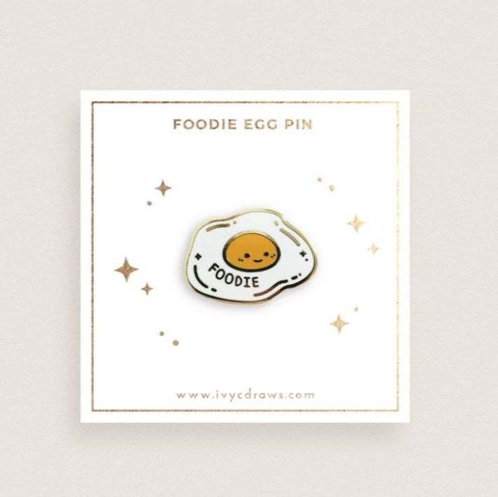 Foodie Egg Pin