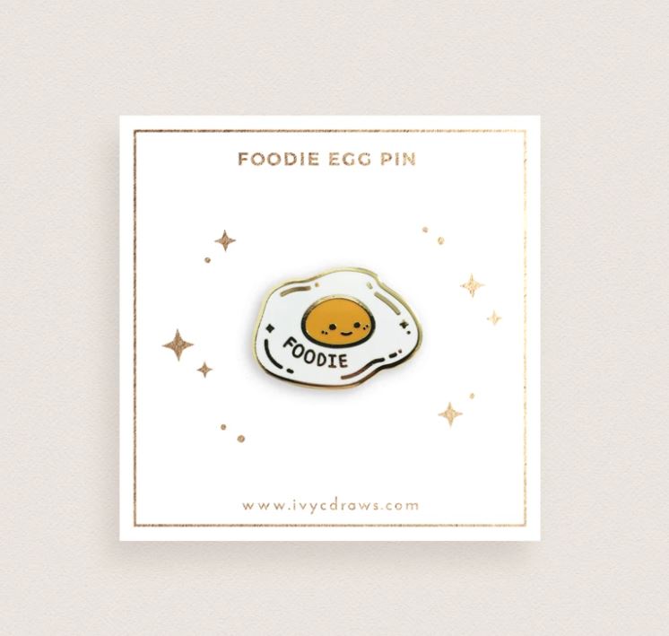 Foodie Egg Pin