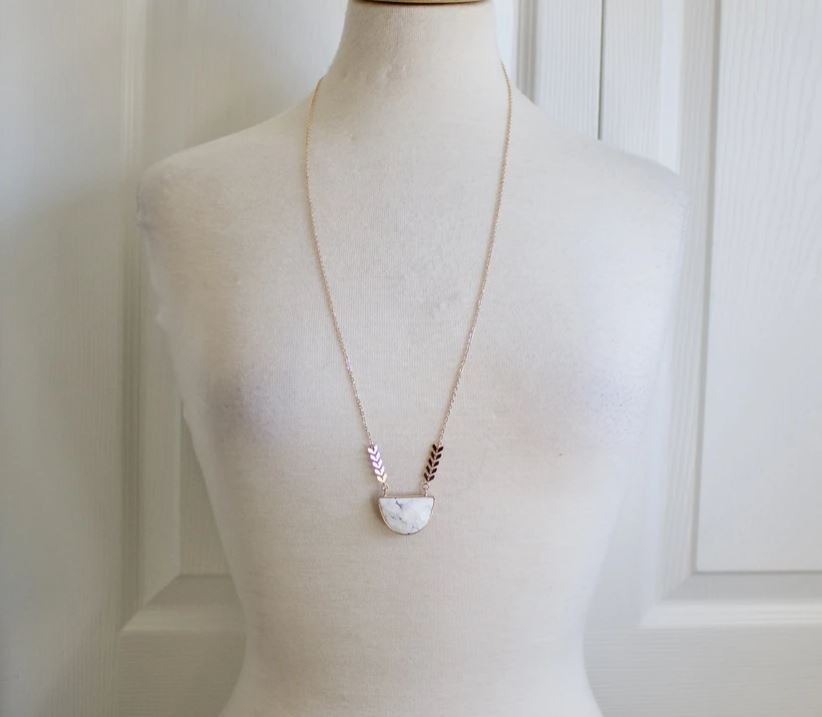 Harlow Howlite Necklace