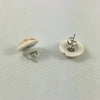 Catmamola Ceramics - Porcelain Stud Button Earrings (Speckle)