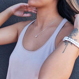 Beth + Olivia - Acorn Necklace Silver