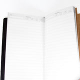 'Explore' Leather Bound Traveler's Notebook - Large Black