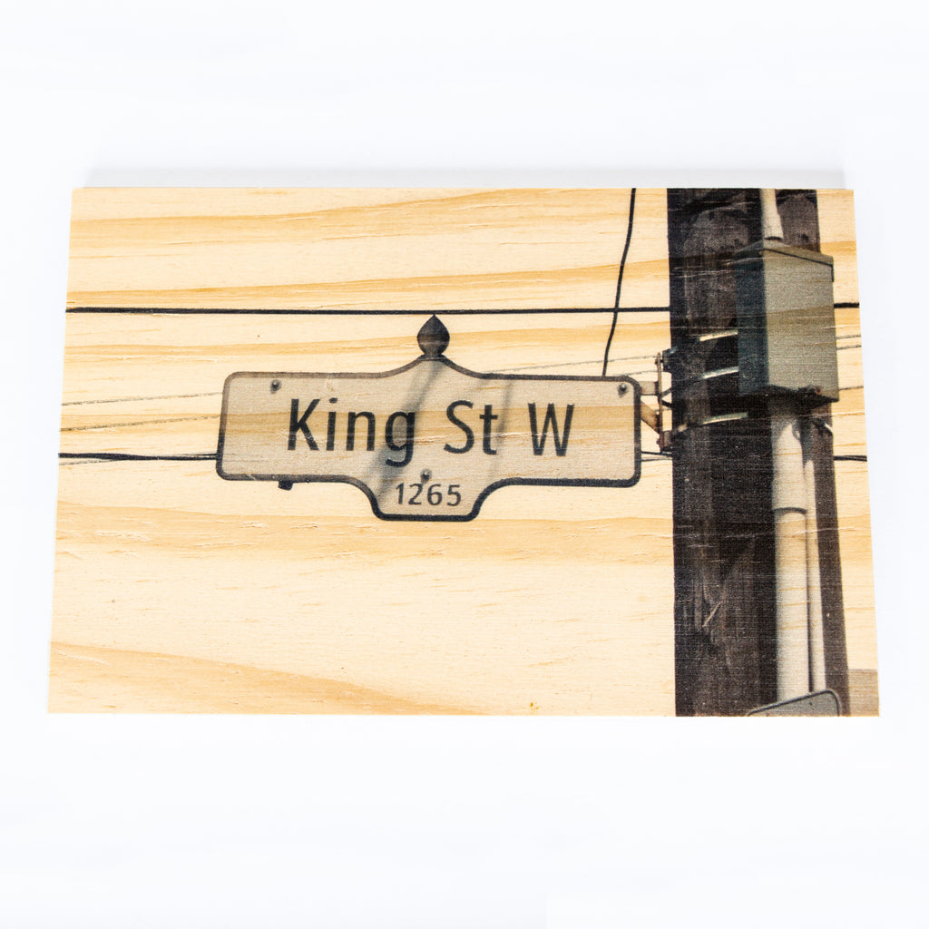 Resurfaced - King St. Sign Postcard