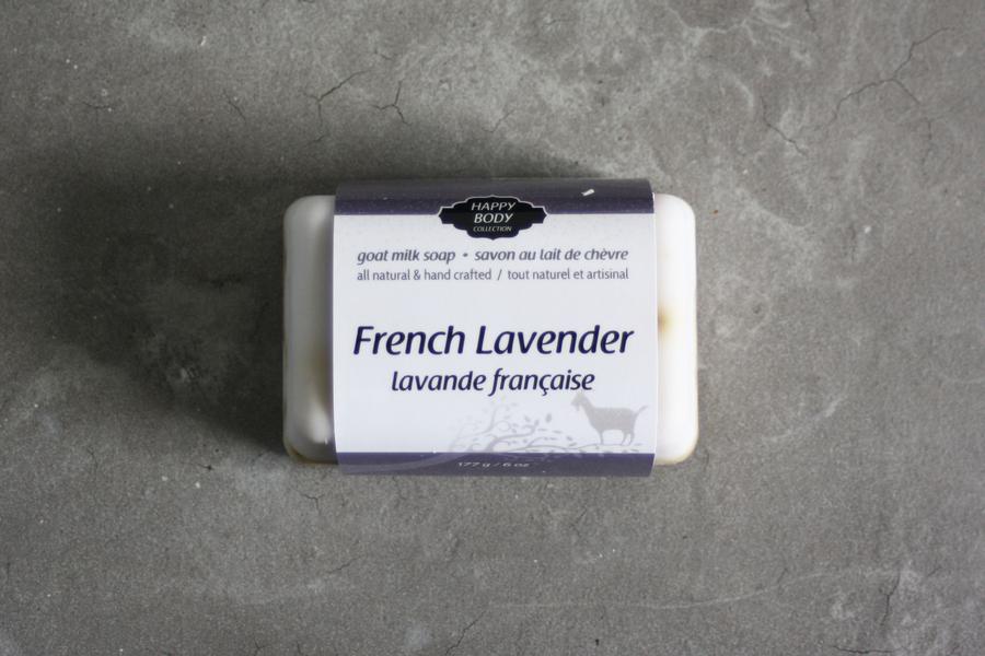Happy Body Collection - French Lavender Goat Milk Soap