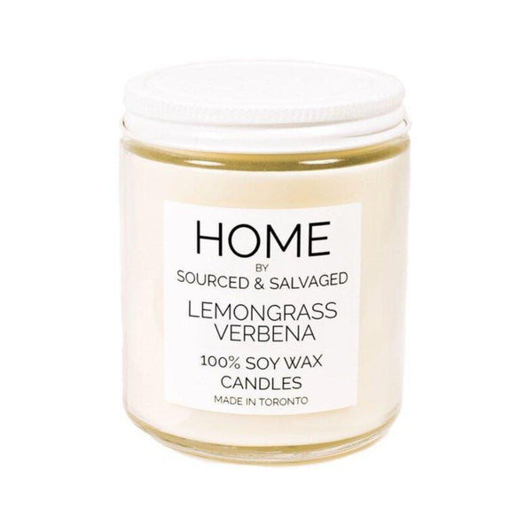 Sourced & Salvaged Soy Candle - Lemongrass Verbena