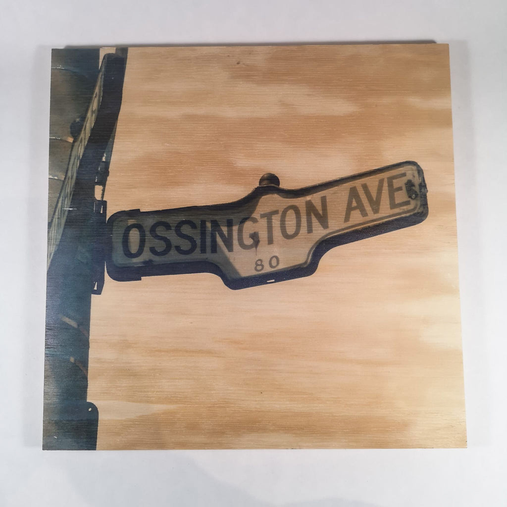 Resurfaced - Ossington St. Sign Wood Print 12x12"