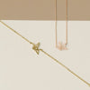 PRYSM - Origami Crane Necklace Rose Gold