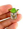 Origami Yoda Enamel Pin