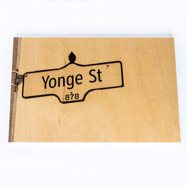 Resurfaced - Yonge St. Sign Postcard