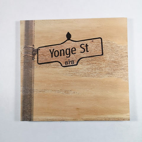 Resurfaced - Yonge St. Wood Print 8x8"
